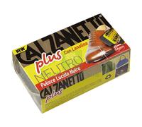 12PZ SPUGNA LUCIDA SCARPE 'PLUS' COLORE MARRONE: