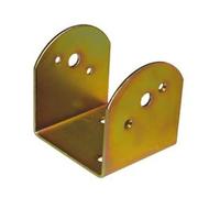 12PZ STAFFA AD "U" PER TRAVE INCLINATA - mm.45x44x40h.