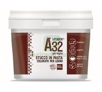 12PZ STUCCO IN PASTA COLORATO PER LEGNO A32 MOGANO KG. 0,500: