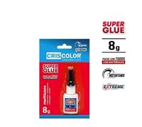 12PZ SUPER COLLA ISTANTANEA 8g ADESIVO SUPER ATTACK METALLO PLASTICA GOMMA LEGNO