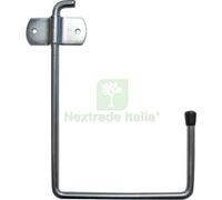 12PZ SUPPORTO A GANCIO SINGOLO 309 MINUTEX ACCIAIO ZINCATO CM 15X21: