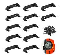 12pz Supporto da Parete per Esposizione Auto, Supporto per Auto Giocattolo Verticale Modello Auto Mensola Compatibile con Lego Speed Champion per Collezione Auto Appassionati Auto (Nero)