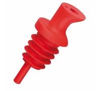 PIAZZA Tappo Versatore Continuo in Plastica - Confezione da 12 Pezzi - Rosso