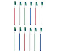 12pz Tau-Marin Spazzolino da denti setole medie colori misti - medio