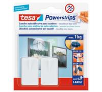 12PZ TESA POWERSTRIPS 2 GANCI AUTOAD. PER QUADRI: