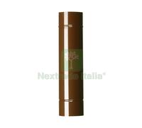 12PZ TUBO PER STUFA A LEGNA PORCELLANATO CLASSIC COL. MARRONE Ï CM. 14X100: