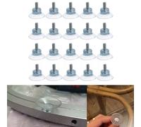 12pz Ventose in Gomma Facile Installazione per Tavolo in Vetro - Multiuso