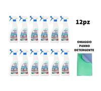 12PZ VIA MUFFA RHUTTEN RH 750ML SBIANCA E IGIENIZZA + PANNO OMAGGIO