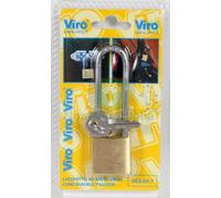 12PZ VIRO BL ART.554.42.7 LUCCHETTO ARCO LUNGO MM.40: