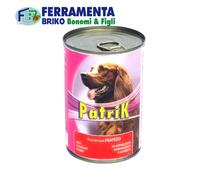12pz X Scatolette Cane Morando Patrik BOCCONI Cane con Manzo GR 1250 PZ 12
