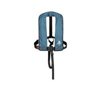 12skipper Gilet di salvataggio automatico 165N con imbracatura, giubbotto di salvataggio blu acciaio