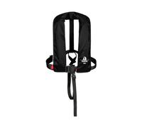 12skipper giubbotto di salvataggio automatico 165N con imbragatura, giubbotto salvagente, nero