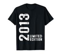 12th Birthday Men Boy Girl 12 Years Old Vintage 2013 Maglietta