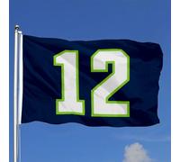 12Th Man Blue Flag Con 2 Occhielli Bandiera Da Giardino Resistente Alle Intemperie Bandiera Per Balcone Festival Casa 3X5Ft