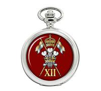 12th Royal Lancers, British Army Full Hunter Orologio da tasca