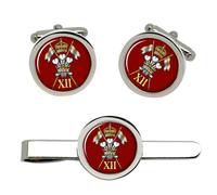 12th Royal Lancers, Gemelli Del British Army E Set Fermacravatta
