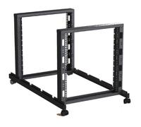 12U 48,26 cm cornice aperta Rack della Custodia - 1000 mm profondità - Nero - armadietto di rete Server