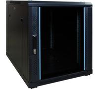 12U mini serverkast met glazen deur 600x600x720mm (BxDxH) (DS6612-MINI)