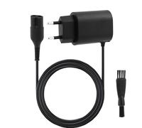 12V 0.4A Caricatore per Braun Rasoio Elettrico Serie 9 8 7 6 5 3 1, Adattatore di Alimentazione per Rasoi Elettrici 3040s 340s 390cc 760cc 790cc 9095cc, Caricabatterie Cavo di 1m con Spazzola Pulizia