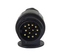 12V 13 Pin Rimorchio 13 Poli Elettrico Caravan Cablaggio Connettore Barra Di Traino Presa Adattatore Auto Camion CAMPER Accessori