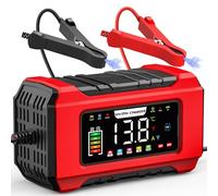 12V 15A/24V 8A Caricabatteria per Auto, Sicurezza Carica Batteria Moto 5 Modalità