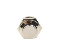 12V 16mm Round High Head Push Button Momentary On Off Horn Switch Brass Relay Control Switch