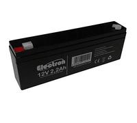 12V 2.2Ah Batteria al piombo ricaricabile con connettori faston 4.8mm compatibile con modelli 12V 2Ah 2,0Ah e 12V 2,3Ah adatta per UPS Allarmi sirene