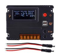 12V 20A Regolatore per caricabatterie solare, Interruttore automatico LCD Regolatore batteria per pannello intelligente Regolatore di carica per batteria al litio ferro fosfato serie 4 CMG2420