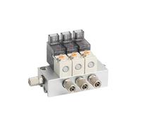 12V 24V 220V miniatura pneumatica elettrovalvola combinazione pressione positiva pressione negativa uso 2/3 vie NC valvole (101-220V-6,6F)