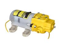 12V 24V 3 5L/min Doppio Filetto Pompa Di Reflusso Spray Micro A Membrana Arachidi Film Che Copre Accessori For Macchine UAV Spruzzatura Funzionamento Fluido Portata Costante Affidabile(24V 3-4LPM)