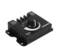 12V-24V 30A Dimmer per striscia luminosa LED, Regolatore dimmer per interruttore a led Operazione manuale Regolatore di regolazione digitale PWM in metallo per luce di striscia Colore singolo