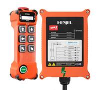12V 24V 36V 12-65V DC telecomando gru senza fili telecomando gru industriale telecomando gru a ponte 6 pulsanti trasmettitore e ricevitore