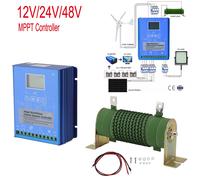 12V 24V 48V MPPT Hybrid Wind Power Solar Panel Charge Controller Boost Regulator