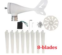 12V/24V 48V Wind Turbine Generator 8/10-Blades Charge Controller Windmill Power