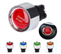 12V / 24V 50A Interruttore di arresto di avviamento del motore dell'auto Interruttore di avviamento a pulsante senza chiave LED con luce generale(BLUE)