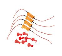 12V-24V 50W 4pcs LED Carico Resistori 8pcs T-Taps Fix Lampadina LED Veloce Hyper
