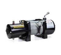12V 24V2000lb-12000lb Verricello Elettrico Portatile Car Truck Auto Barge Trailer Estrattore For Utensili Manuali Fune In Acciaio Facile Da Usare(6000 lbs 24V)