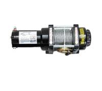 12V 24V2000lb-12000lb Verricello Elettrico Portatile Car Truck Auto Barge Trailer Estrattore For Utensili Manuali Fune In Acciaio Alta Capacità Di Carico(4000 lbs 24V)