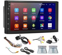 12V 2DIN LCD Auto Radio 4x45W 2X USB Bluetooth Android 8.1 + Camera