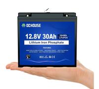 12V 30AH LiFePO4 con porta DC 4000 volte ciclo profondo della batteria litio