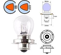 cyclingcolors 12V 35W P26S MOTO SCOOTER LAMPADINA FARO LAMPADA ANTERIORE LUCE INCANDESCENZA PROIETTORE CICLOMOTORE