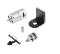 12V-36V 555 DC electronic starter Bench Drill Hand Drill Sanding Gadgets with Chuck and Mounting Bracket Lathe Press electronic starter Tools Set NWPNLXEA(Type-C 12-36V)