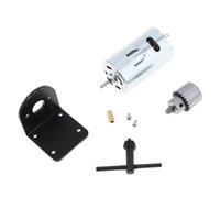 12V-36V 555 DC electronic starter Bench Drill Hand Drill Sanding Gadgets with Chuck and Mounting Bracket Lathe Press electronic starter Tools Set NWPNLXEA(Type-A 12-36V)