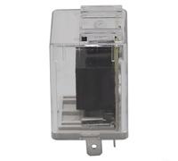 12V 3Pin LED Flasher Relay 180W Turn Signal Fix | Fixes per hyper per flash, no per flash, or burnt bulb errors, 12V DC system, 3-pin standard , clear plastic housing