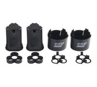 12V 3S Custodia agli ioni di litio per trapano a mano, kit di custodia in plastica con accessori, custodia protettiva per pacchetti di utensili elettrici, nero, 2 set