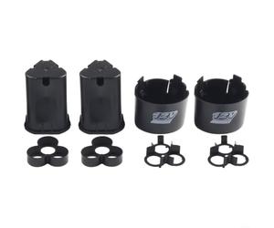 12V 3S Custodia agli ioni di litio per trapano a mano, kit di custodia in plastica con accessori, custodia protettiva per pacchetti di utensili elettrici, nero, 2 set