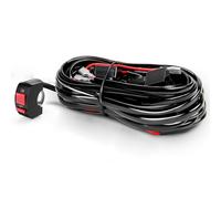 12V 40A Universale Motocicletta LED Faro Fendinebbia Cablaggio Kit con