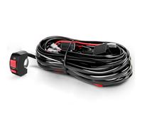 12V-40A Universale Motocicletta LED Faro Fendinebbia Cablaggio Kit Con Interrutt