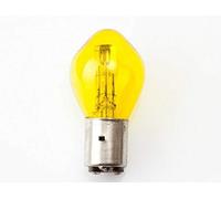 12V 45/40W BA20D GIALLO ALOGENA AUTO MOTO LAMPADINA FARO LAMPADA ANTERIORE LUCE INCANDESCENZA BILUCE PROIETTORE CICLOMOTORE