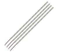 12V 5 pz 10 pz 20 pz LED Bar Light Striscia rigida in alluminio Nastro LED 12V 25 cm 50 cm 5054 Barra luminosa sottopensile Bianco/Blu/Rosa(20pcs 25cm 18LEDs,Warm White)